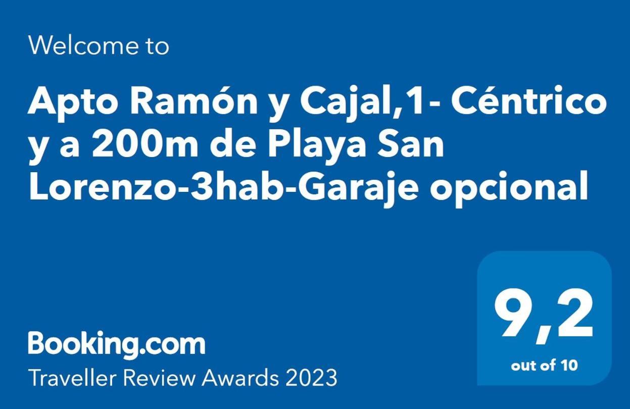 Apto Ramon Y Cajal,1- Centrico Y Cerca De Playa San Lorenzo-3Hab Garaje Opc Хихон Екстериор снимка